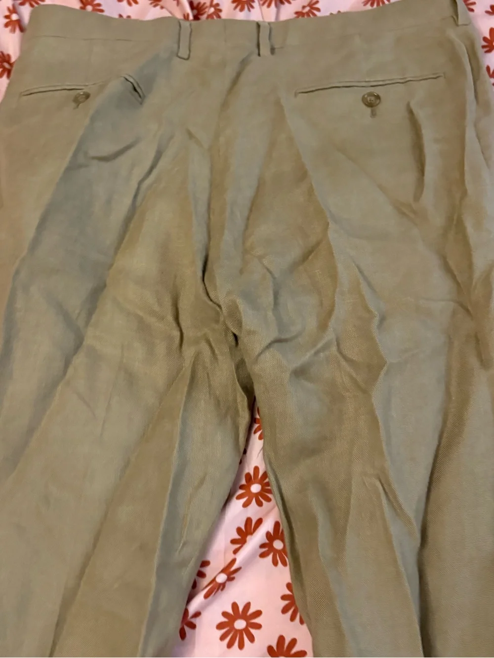 Bundle 2 for $30. J. Crew Ludlow Linen Trousers in Beige. Waist 35.